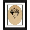 thumbnail image 1 of Charles Dana Gibson 14x18 Black Ornate Wood Framed Double Matted Museum Art Print Titled - The Gibson Girl, 1 of 5