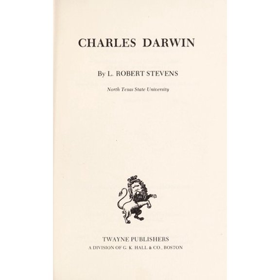 Pre-Owned Charles Darwin (Library Binding) 9780805767186
