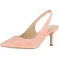 thumbnail image 1 of Charles David Amy Rose Pink Ankle Strap Pointed Toe Padded Footbed Suede Pumps (Rose Pink, 6), 1 of 7
