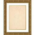 thumbnail image 1 of Charles Demuth 13x18 Gold Ornate Wood Frame and Double Matted Museum Art Print Titled - Man with Sailor (Study for Watercolor Titled on that Street,&nbsp;1932) (1980), 1 of 4