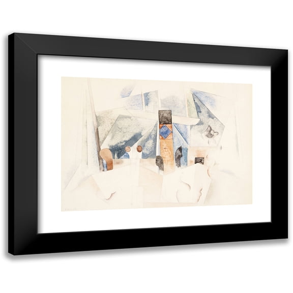 Charles Demuth 14x11 Black Modern Framed Museum Art Print Titled - Bermuda Landscape No. 1 (1917)