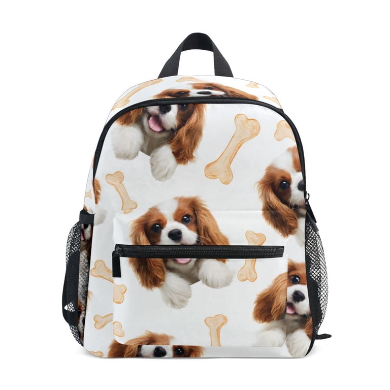 8 inch mini backpack Minnie Mouse 11-inch Vegan Leather Spring 2025 Release Cute Girl Backpacks SMALL BUT COMPACT Charles Dog Pattern Mini Backpack