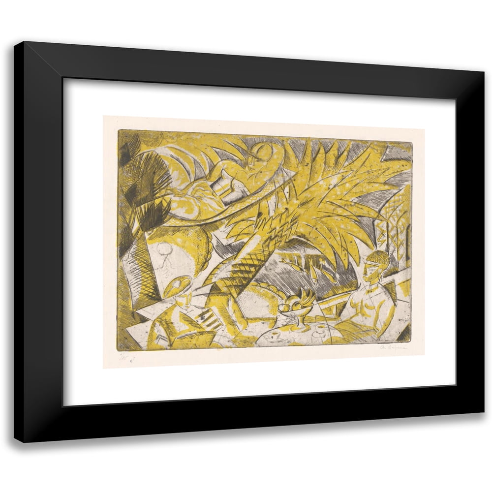 Charles Dufresne 18x15 Black Modern Framed Museum Art Print Titled