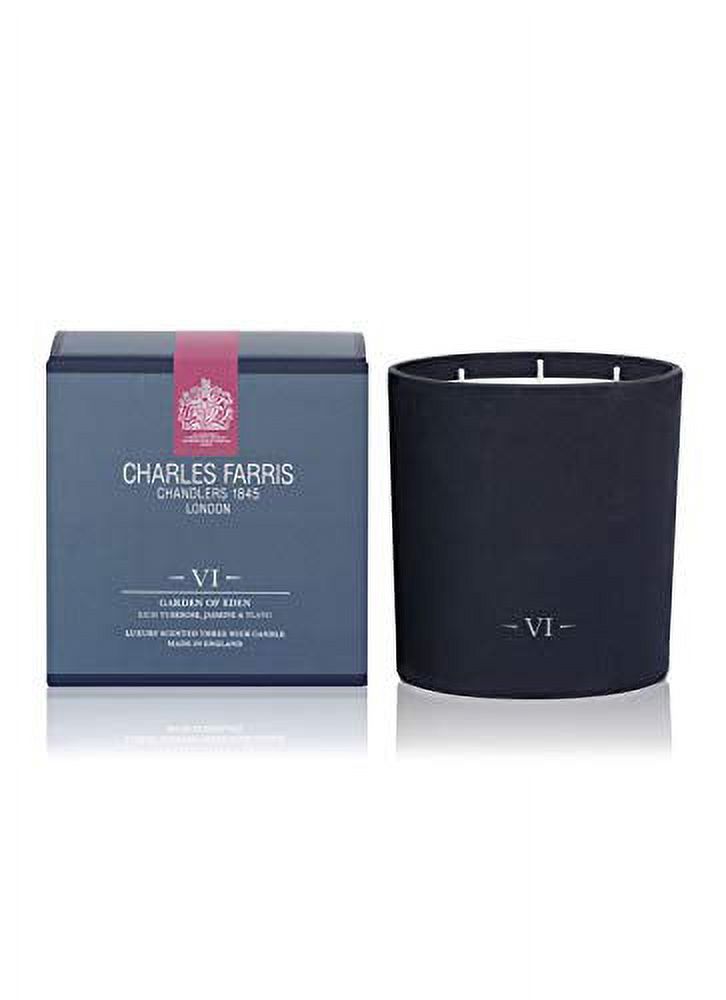 Charles Farris Scented Candle Garden of Eden Tuberose Jasmine Ylang ...