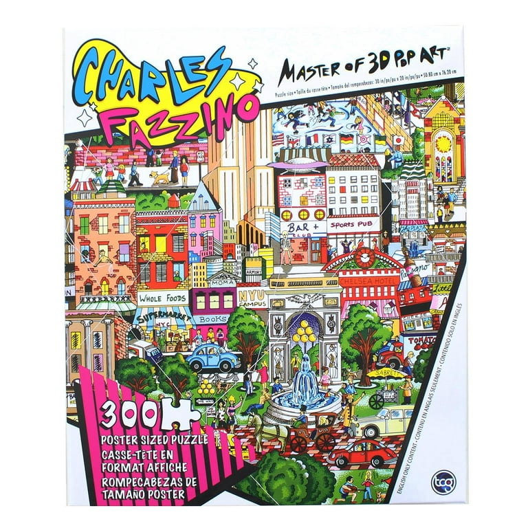 Charles Fazzino Pop Art New York City 300 Piece Poster Sized