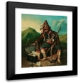 thumbnail image 1 of Charles Ferdinand Wimar 12x14 Black Modern Framed Museum Art Print Titled - The Brigand (circa 1840-43), 1 of 5
