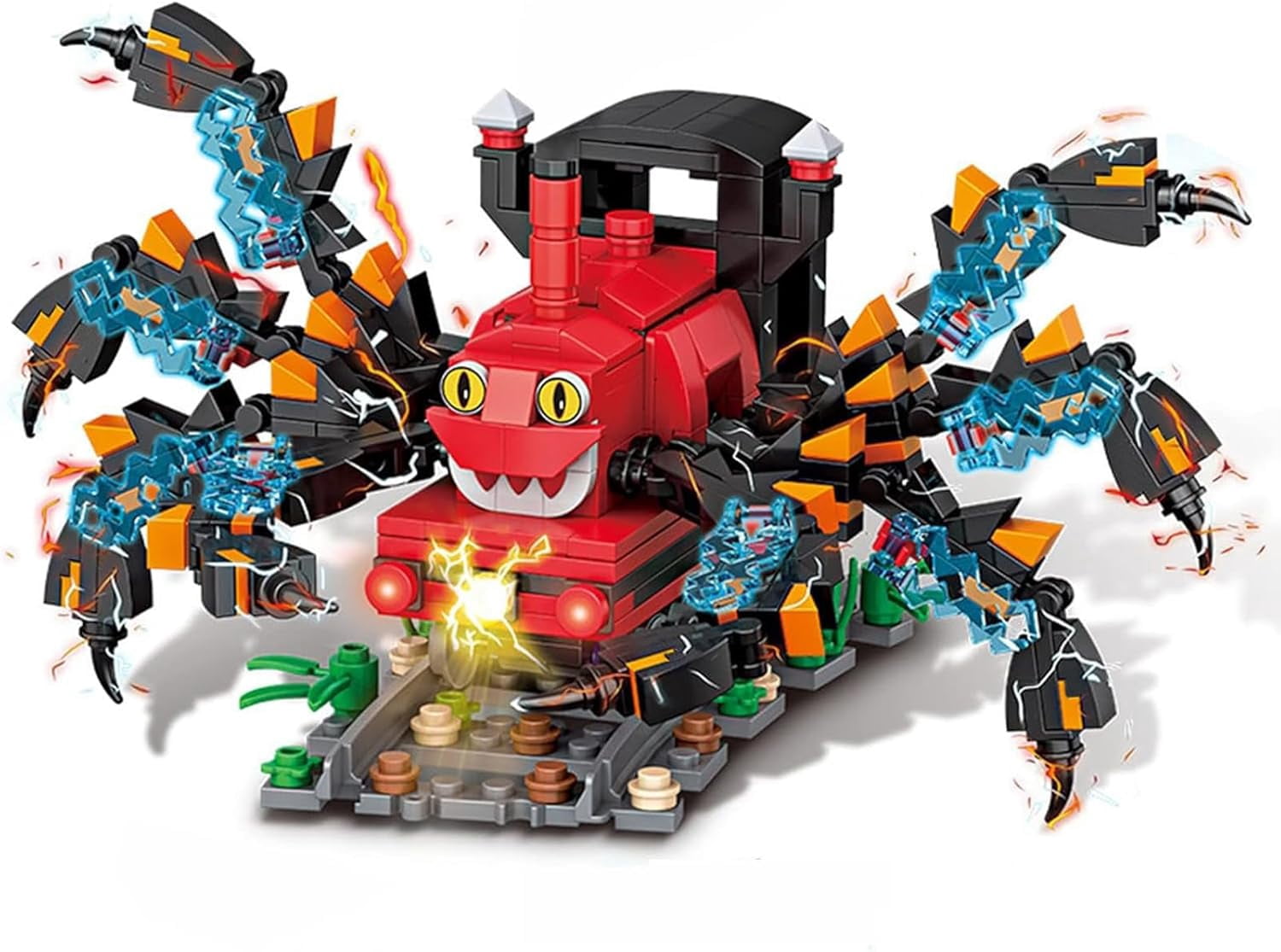 Charles Figure Building Block Set, Horror Game Spider Train Monster ...