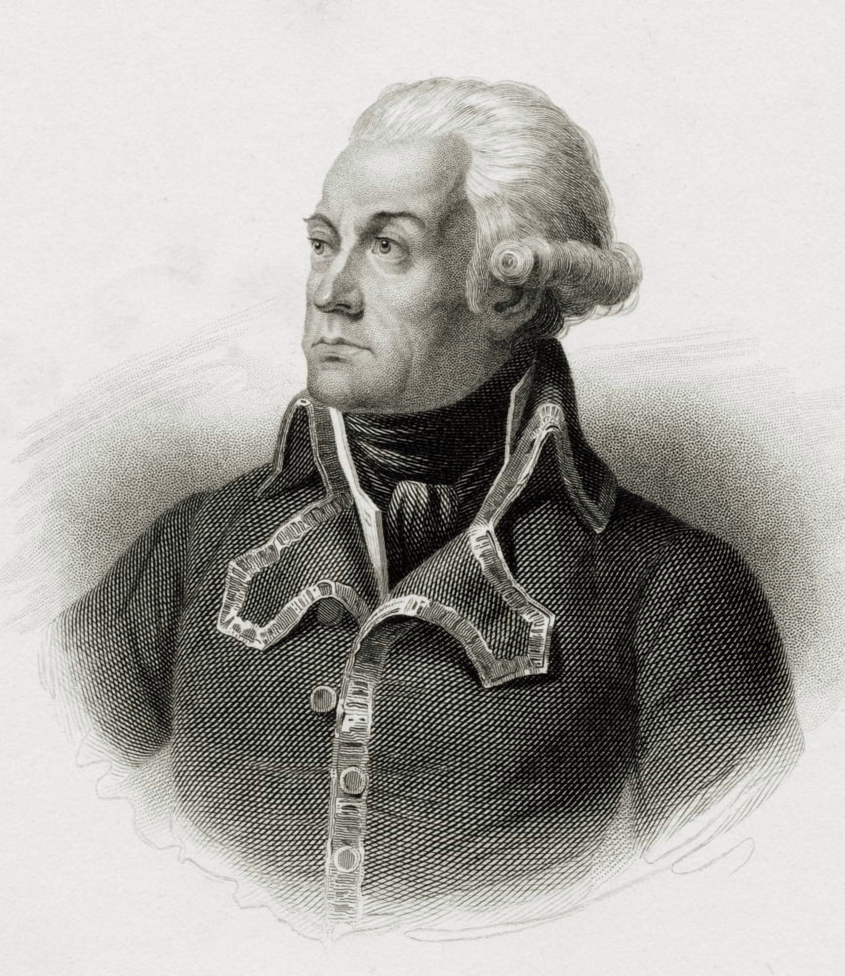 Charles Fran???ois Duperier Dumourier 1739-1823 French General19Th Century Print Engraved By GB Shaw Canvas Art - Ken Welsh Design Pics (14 x 16)