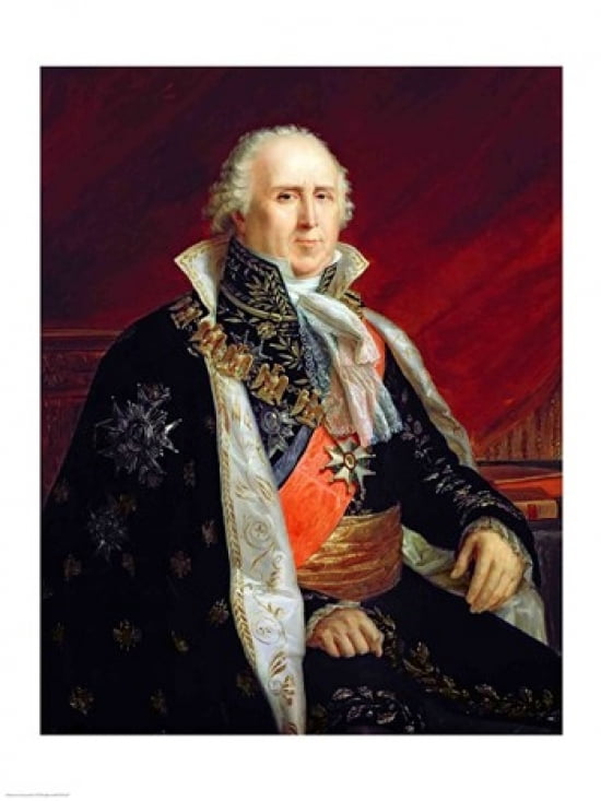 Charles-Francois Lebrun Canvas Art - Francois Gerard (24 x 36)