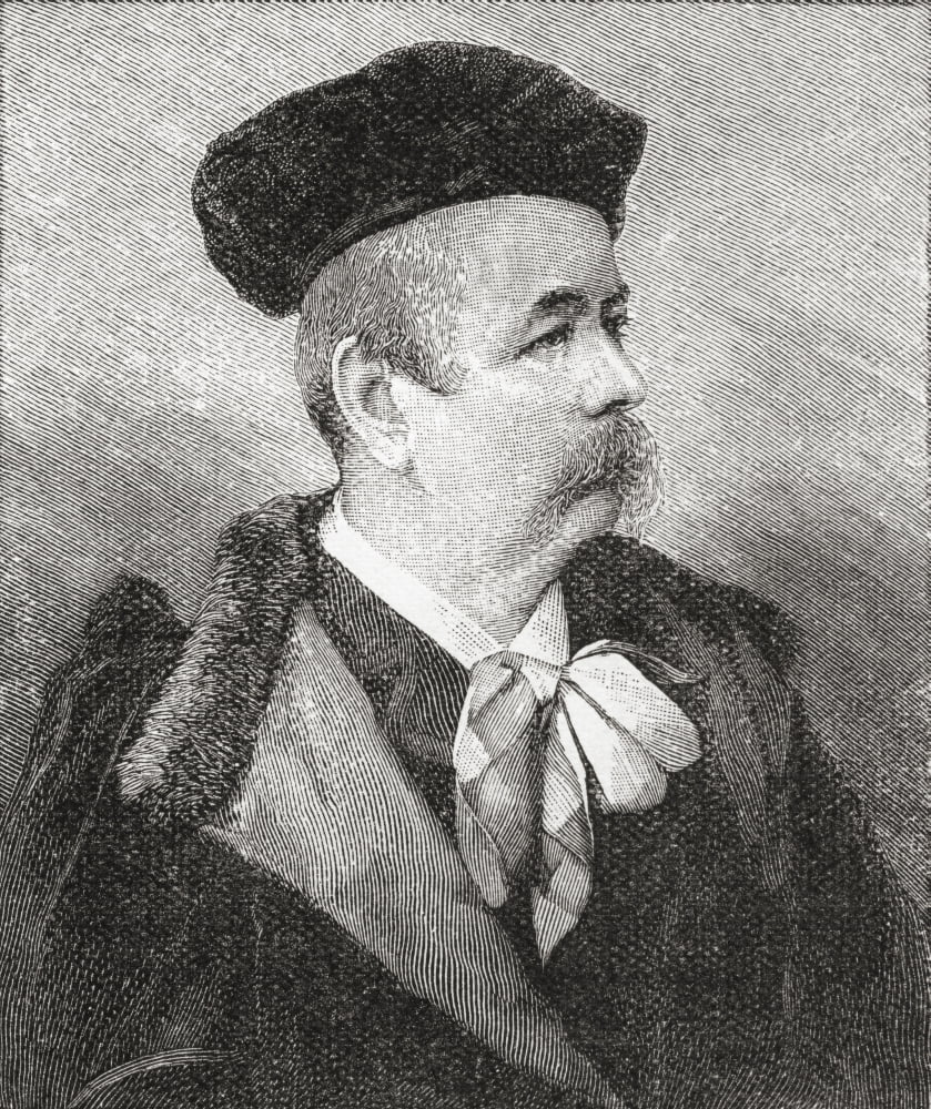 Charles Frederick Worth 1826-1895 English Fashion Designer From The Strand Magazine Published 1894 Canvas Art - Ken Welsh Design Pics (14 x 16)