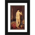 thumbnail image 1 of Charles Gleyre 12x18 Black Ornate Wood Framed Double Matted Museum Art Print Titled - Sappho (1867), 1 of 5
