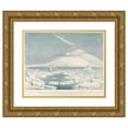 thumbnail image 1 of Charles Hamilton Smith 24x20 Gold Ornate Framed and Double Matted Museum Art Print Titled - Victoria Land South Polar Regions Mount Erebus, 1 of 4