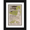 thumbnail image 1 of Charles Hubbard Woodbury 11x14 Black Ornate Wood Framed Double Matted Museum Art Print Titled: The New York Sunday Herald, July 14th 1895 (1895), 1 of 5
