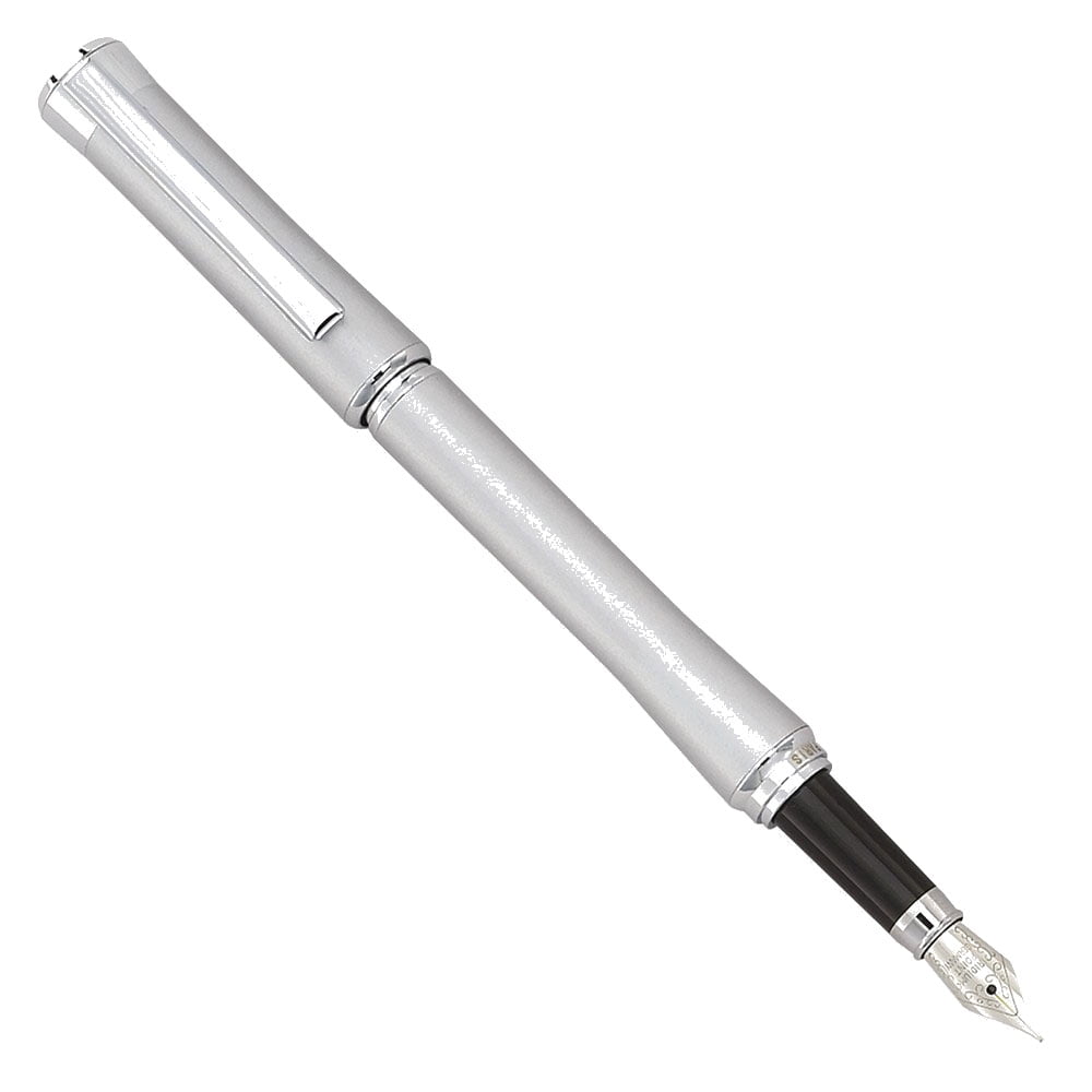 Charles Hubert Brushed Silver-tone Fountain Pen QGM9175