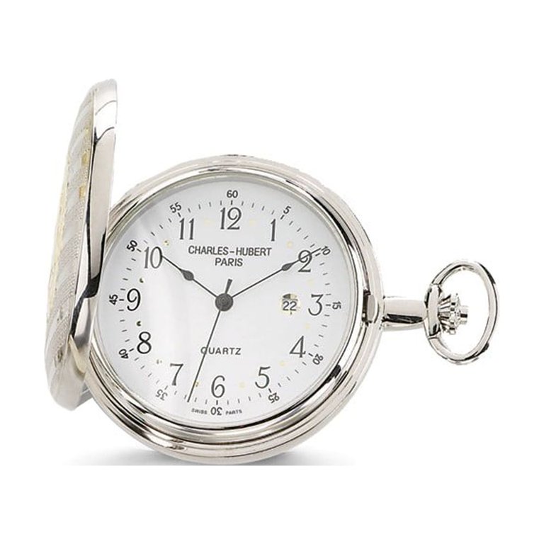 Charles Hubert Ladies 2-Tone Stainless Off-White Dial Watch Charles Hubert Ladies Two-Tone Titanium White Dial Watch  main image 2