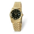 thumbnail image 1 of Charles Hubert Gold Plated Stainless Steel Black Dial Watch, 1 of 1