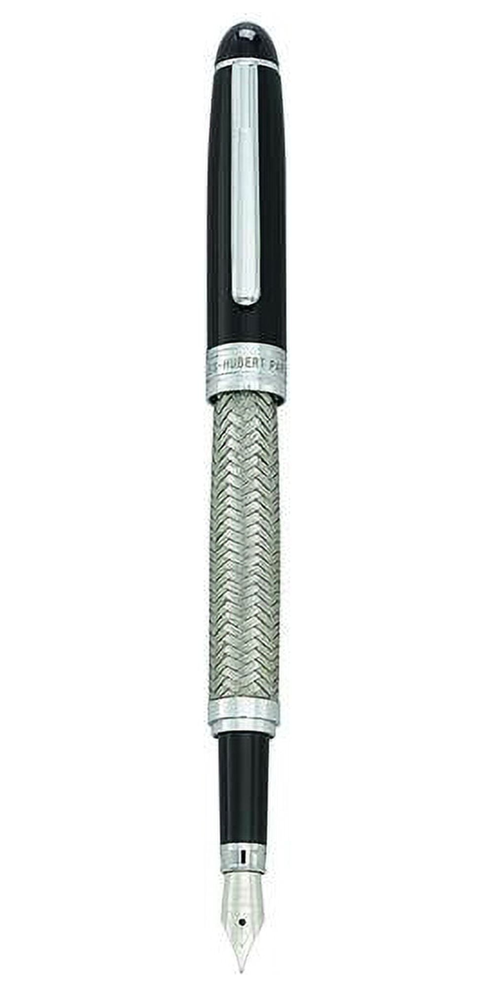 Charles Hubert Mesh with Black Cap Fountain Pen QGM9184