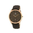 thumbnail image 1 of Charles Hubert Mens Classic SS Rose Stainless Brown Dial Watch, 1 of 4