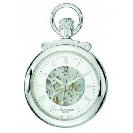 Charles-Hubert Paris Men's 3903-W Classic Collection Pocket Watch