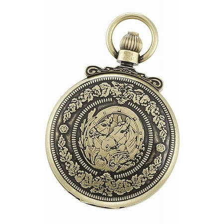 Charles-Hubert Paris Men's Antique Gold Hunter Case Mechanical Pocket Watch