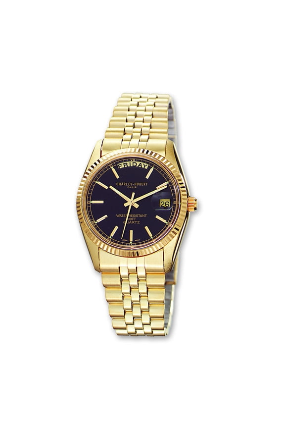 Men's Gold-Tone Quartz Watch