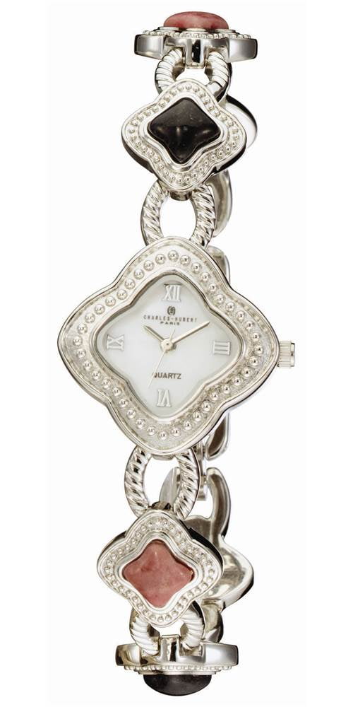 Charles Hubert Ladies Dumortierite/Rhodonite Bracelet Watch Charles-Hubert Paris | Accessories | Charles Hubert Ladies  main image 4