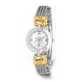 thumbnail image 1 of Charles-Hubert Paris Women's Paris 6809-T Premium Collection Two-Tone Stainless Steel Wire Bangle Watch, 1 of 4