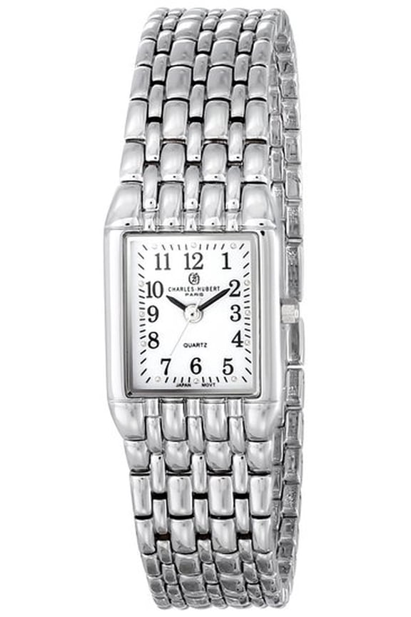 Women's Paris 6830-W Classic Collection Chrome Finish White Dial Watch