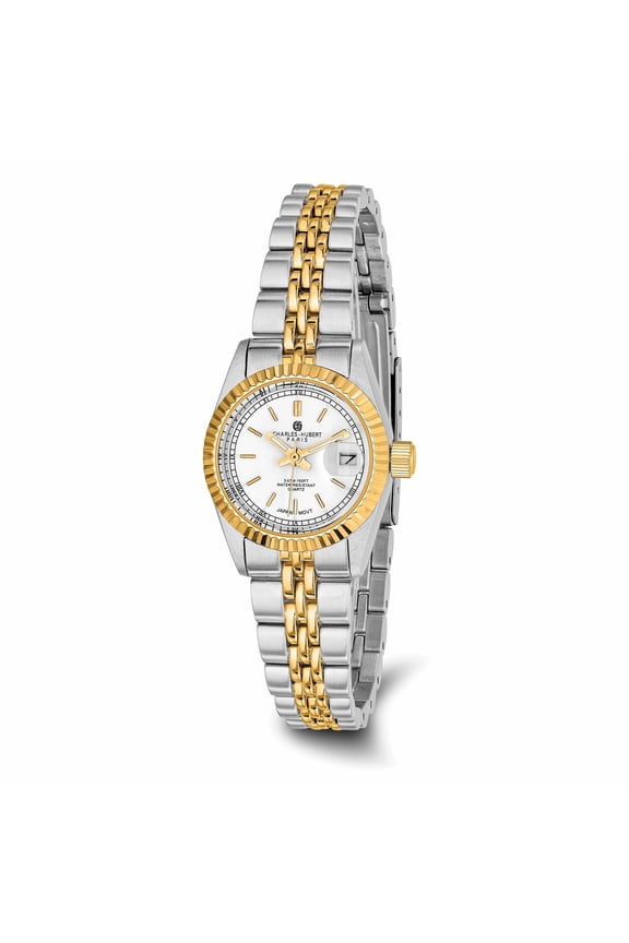 Women's Paris Two-Tone Stainless Steel Quartz Watch #6635-W