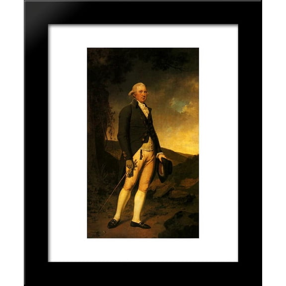 Charles Hurt of Wirksworth 20x24 Framed Art Print by Joseph Wright
