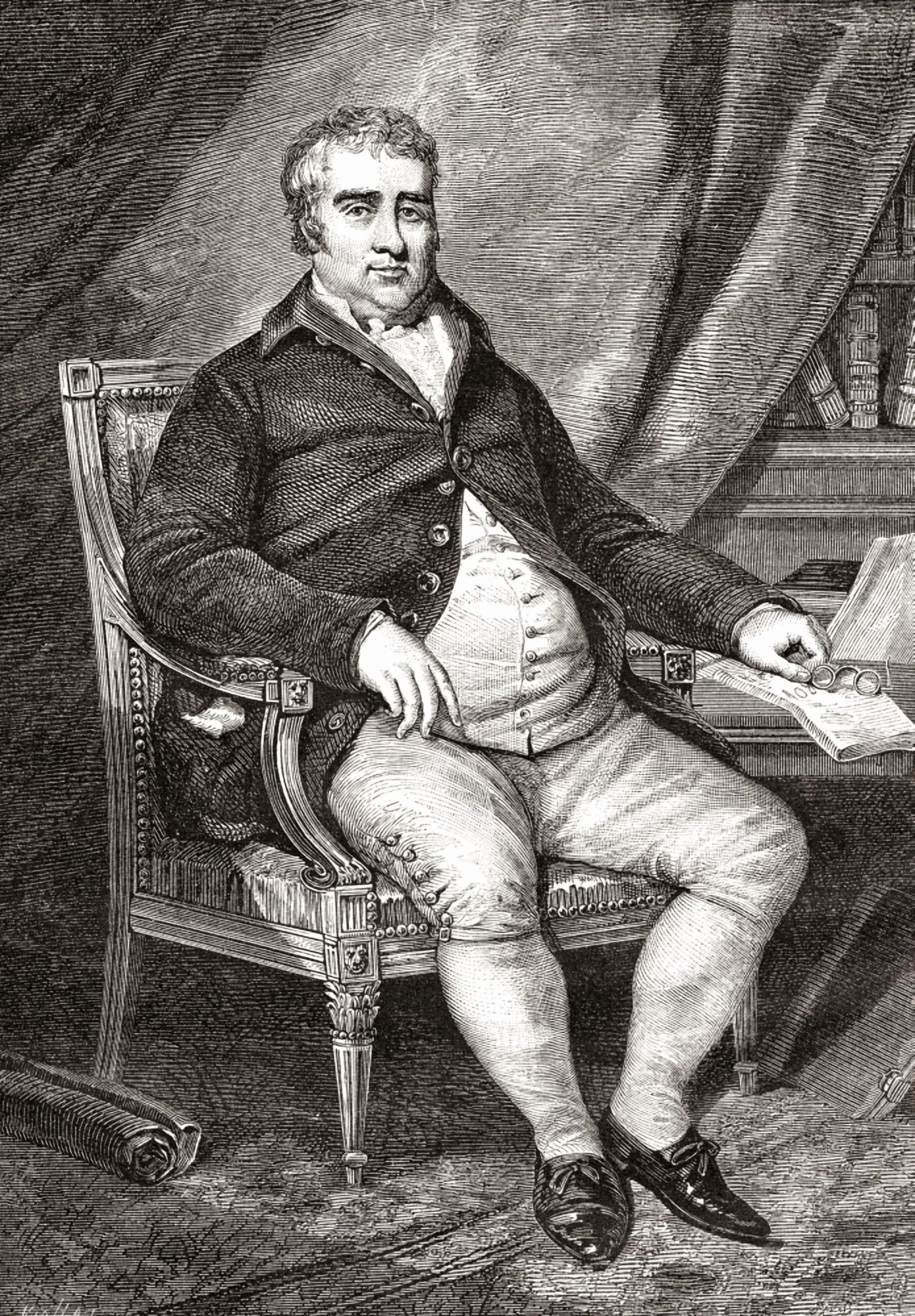 Charles James Fox 1749-1806 Britain???S First Foreign Secretary From Histoire De La Revolution Francaise By Louis Blanc Canvas Art - Ken Welsh Design Pics (24 x 36)
