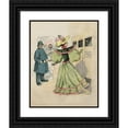 thumbnail image 1 of Charles Jay Taylor 15x18 Black Ornate Wood Framed Double Matted Museum Art Print Titled - A Squelcher for Woman Suffrage (1894), 1 of 5