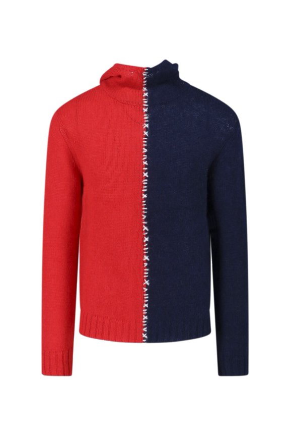 Loverboy Classic Knit Sweater In Vibrant Red (Men's)