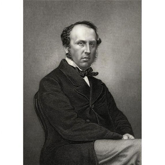 Charles John Canning 1st Earl Canning Lord Viscount Canning 1812 to 1862 English Statesman & Governor General of India Poster Print, 12 x 17