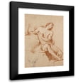 thumbnail image 1 of Charles-Joseph Natoire 14x18 Black Modern Framed Museum Art Print Titled - Study of the Figure of Aeolus, and a Study of His Hand (1979), 1 of 5