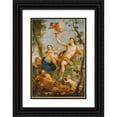 thumbnail image 1 of Charles-Joseph Natoire 18x24 Black Ornate Framed Double Matted Museum Art Print Titled: The Triumph Of&nbsp;Bacchus (1736), 1 of 5