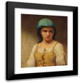thumbnail image 1 of Charles Landelle 15x17 Black Modern Framed Museum Art Print Titled - The Young Peasant (1872), 1 of 5