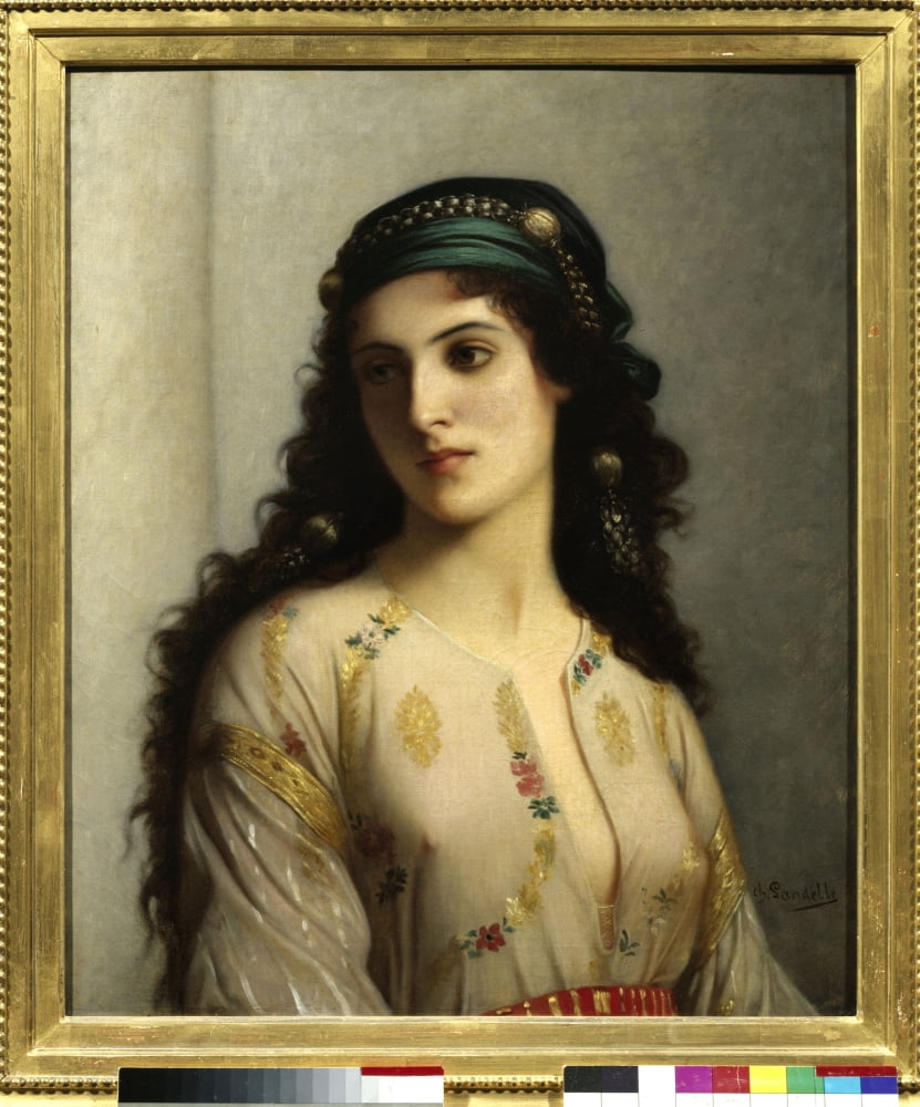 Charles Landelle (1812-1908) French School Canvas Art - (18 x 24)