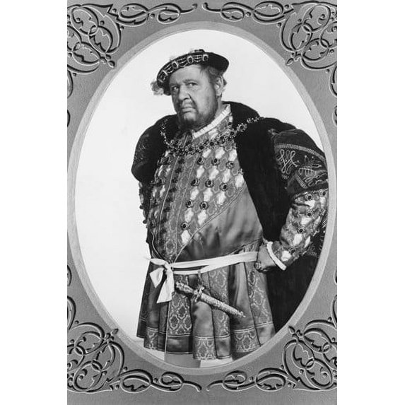 Charles Laughton 24x36 Poster as Henry Viii