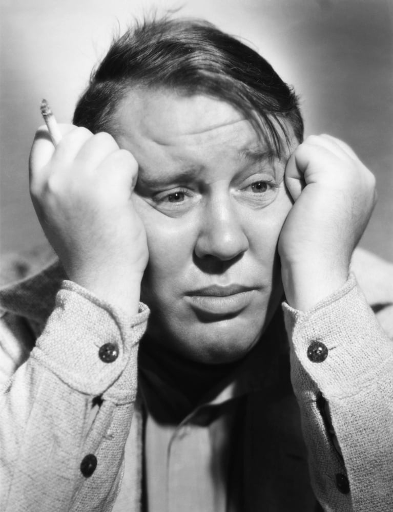 Charles Laughton Canvas Art - (16 x 20)