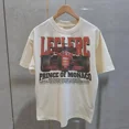 thumbnail image 1 of Charles Leclerc #16 Vintage T-Shirt, Graphic Racing Team Fan Shirt,Natural Color,Size M, 1 of 4