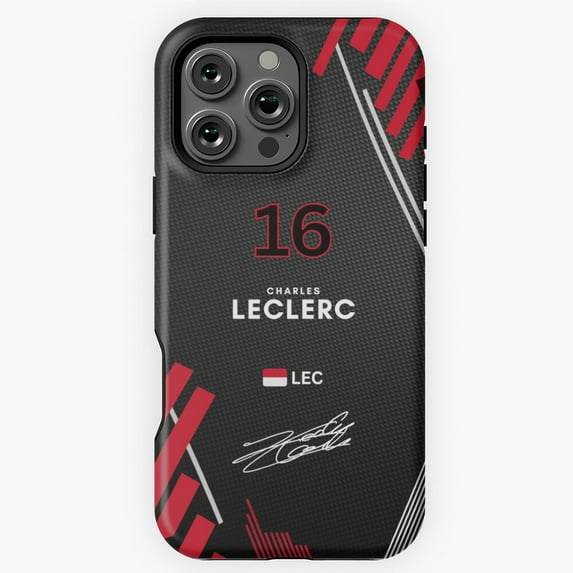 Charles Leclerc F1 Driver Phone Case for iPhone 16 15 14 13 12 11 Pro Max M890032