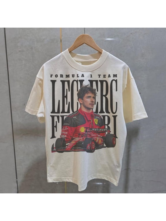 Charles Leclerc Ferrari F1 Comfort Colors T-Shirt, Leclerc 16 Formula Racing, Vintage Ferrari Motorsport Shirt, Formula One Fan Gift