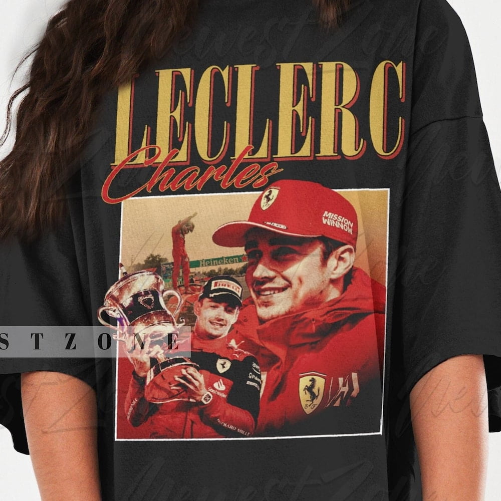 Charles Leclerc Homage Tshirt Driver Racing Championship Formula Racing