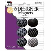 Charles Leonard 1.25Diameter Super Strong Button Design Magnets Pack of 4