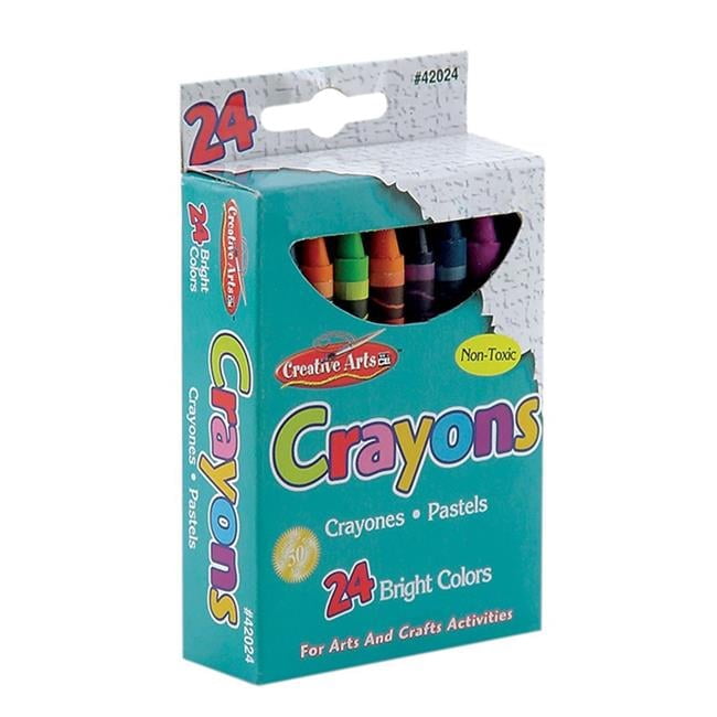 Charles Leonard  Assorted Colors Crayons, Box of 24