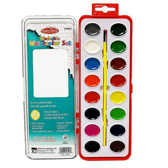 Creative Arts 16-Color Watercolor Set