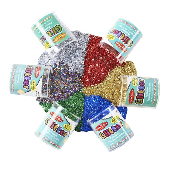 Charles Leonard Creative Arts Glitter Set, Pack of 6