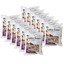 CLI Charles Leonard Rubber Bands Natural Color 1-3/8 oz. Bag 12 Bags (CHL56381-12)