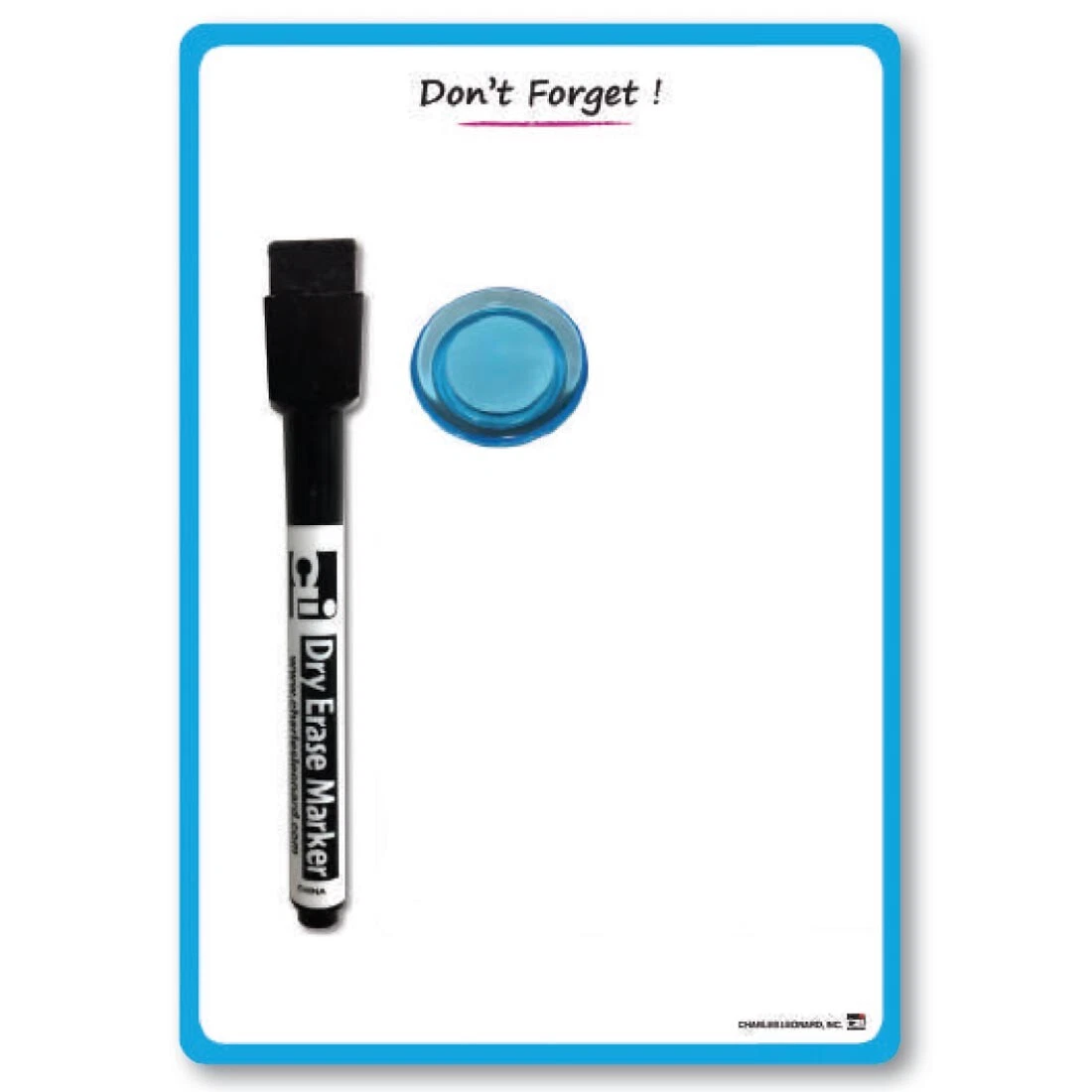 Charles Leonard Don'T Forget Magnetic Dry Erase Board